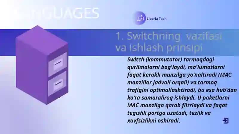 ROUTER VA SWITCH ISHLASHI 3
