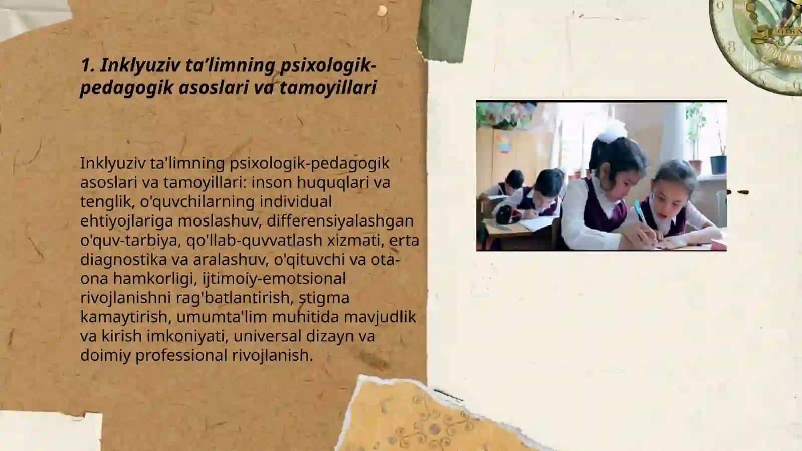 Inklyuziv ta’limning psixologik-pedagogik va tashkiliy shartlari 3