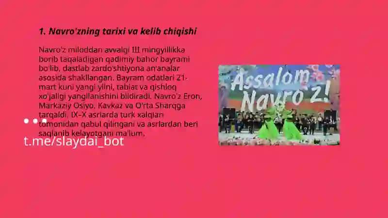 NAVRO'ZQADIMIYHALQBAYRAMI 3