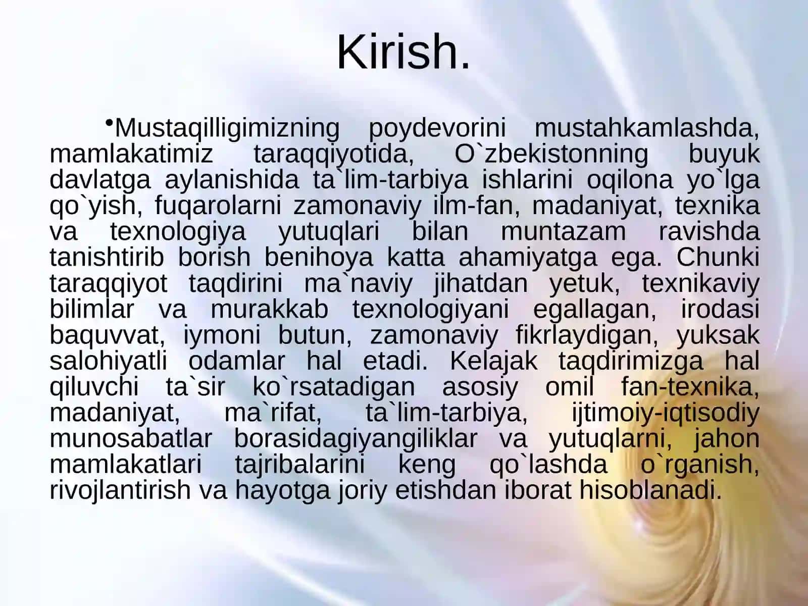 Mustaqillik yillarida ta`lim tizimining islohotlari 3