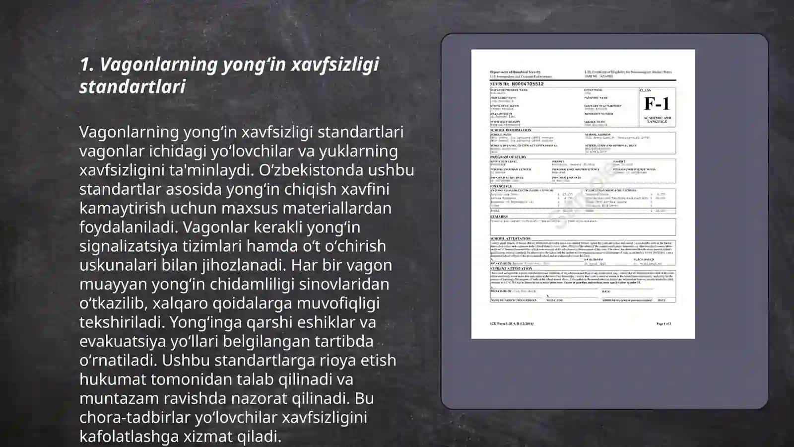 Vagon ekspluatatsiyasi paytida yongʻin xavfsizligi boʻyicha tadbirlar 3