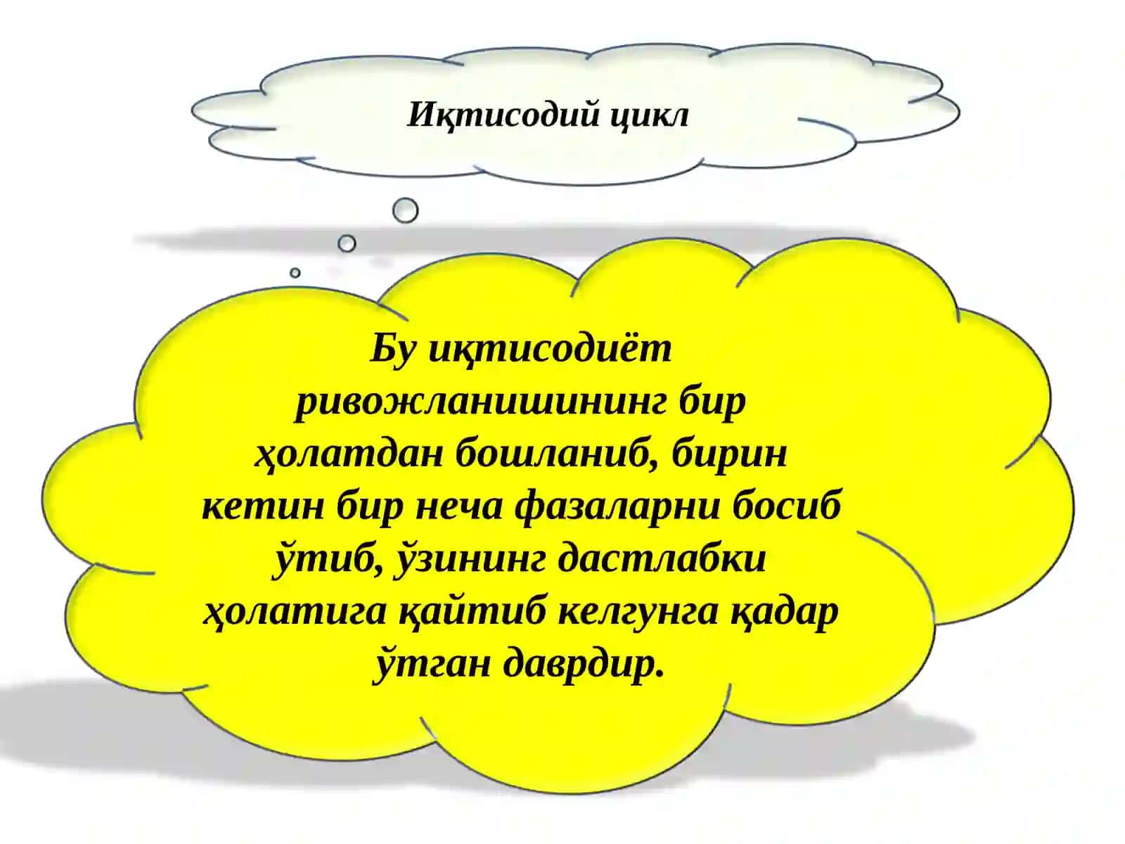Иқтисодиётнинг циклли ривожланиши 3