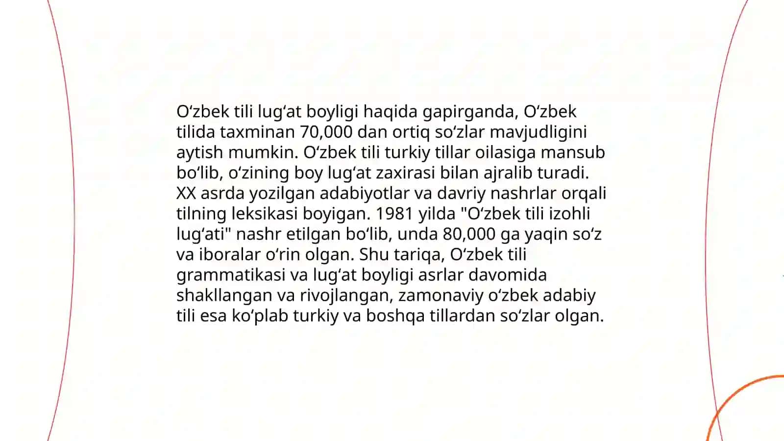 Oʻzbek tili lugʻat boyligi 3