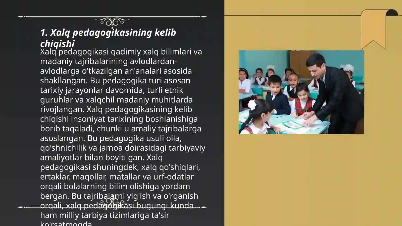 Xalq pedagogikasi manbalarining tarixiy ifodasi 3
