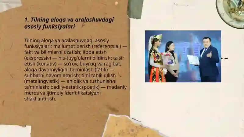Til--insoniyatning muhim aloqa- aralashuv vositasi 3