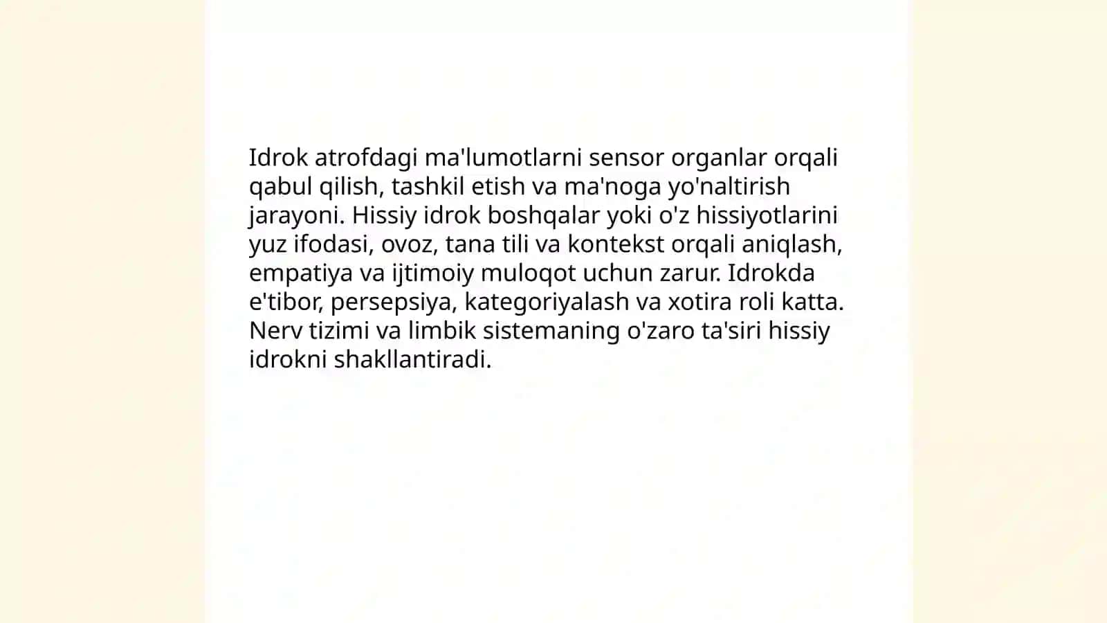 Kongnitiv jarayonlar 3