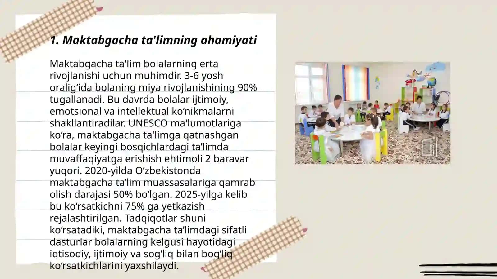 Maktabgacha pedagogika fanini maqsad va vazifalari 3