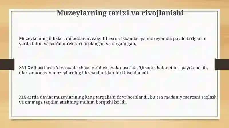 Muzeylar 3