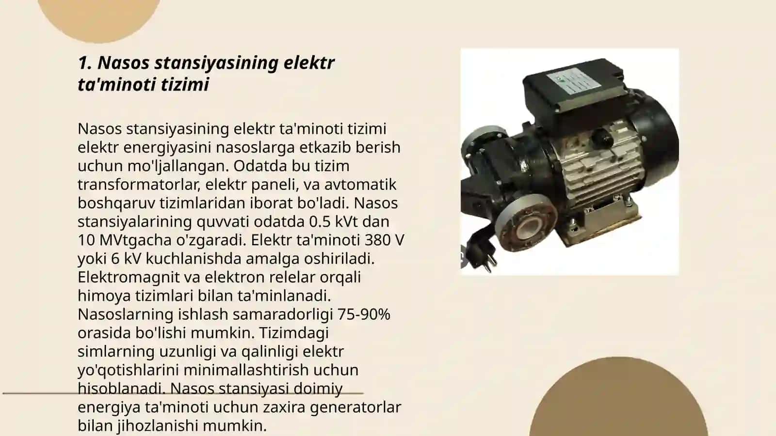 Nasos stansiyasining yordamchi-kanalizatsiya jihozlari tizimi 3