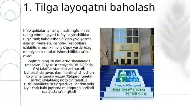 Lingvistik kompetentsiya. Nutqning talaffuz va imlo me’yorlari. 3