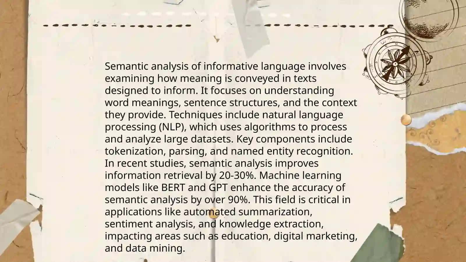 Semantic Analysis of Informative Language 3
