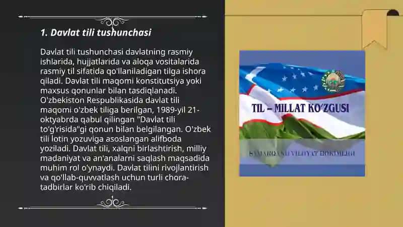 Davlat tili va davlat poytaxtining konstitutsiyaviy maqomi 3