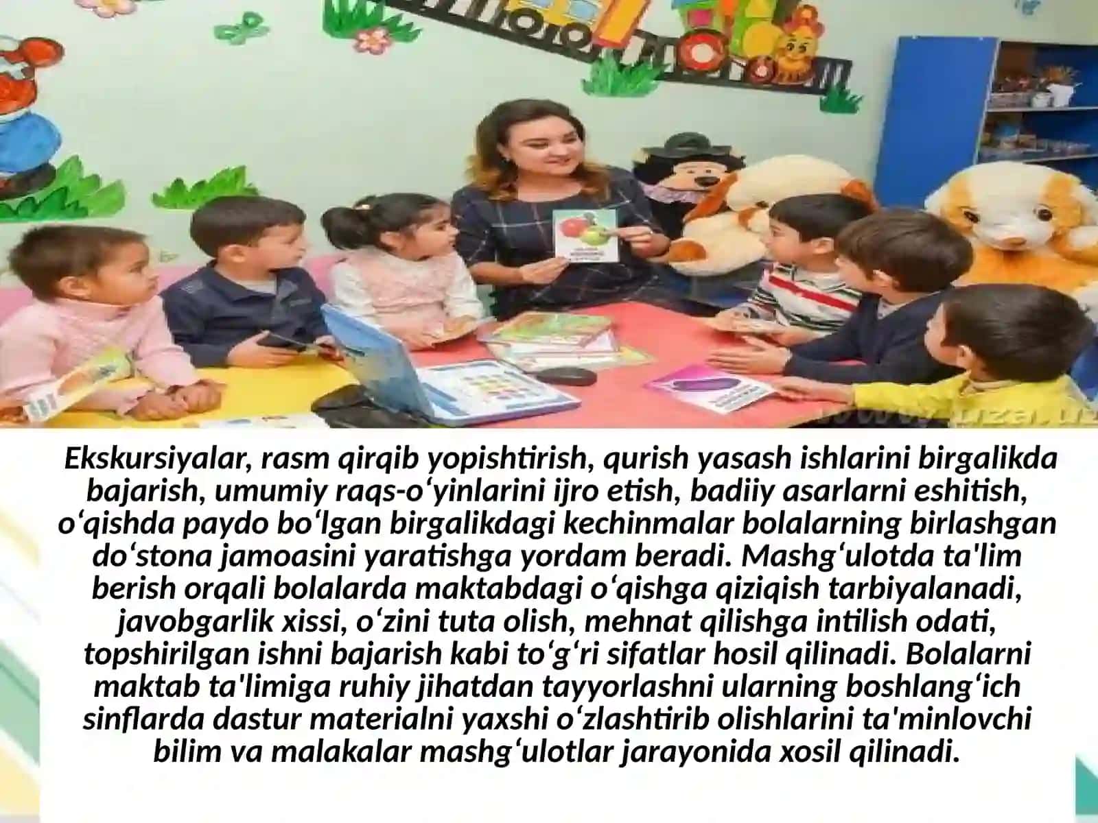 Mashg‘ulotlar maktabgacha ta’lim shakli 3