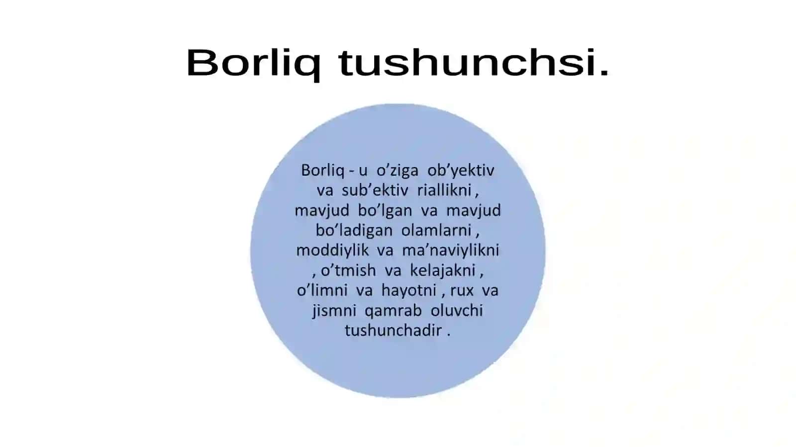 Borliq muammosining falsafiy mazmuni 3