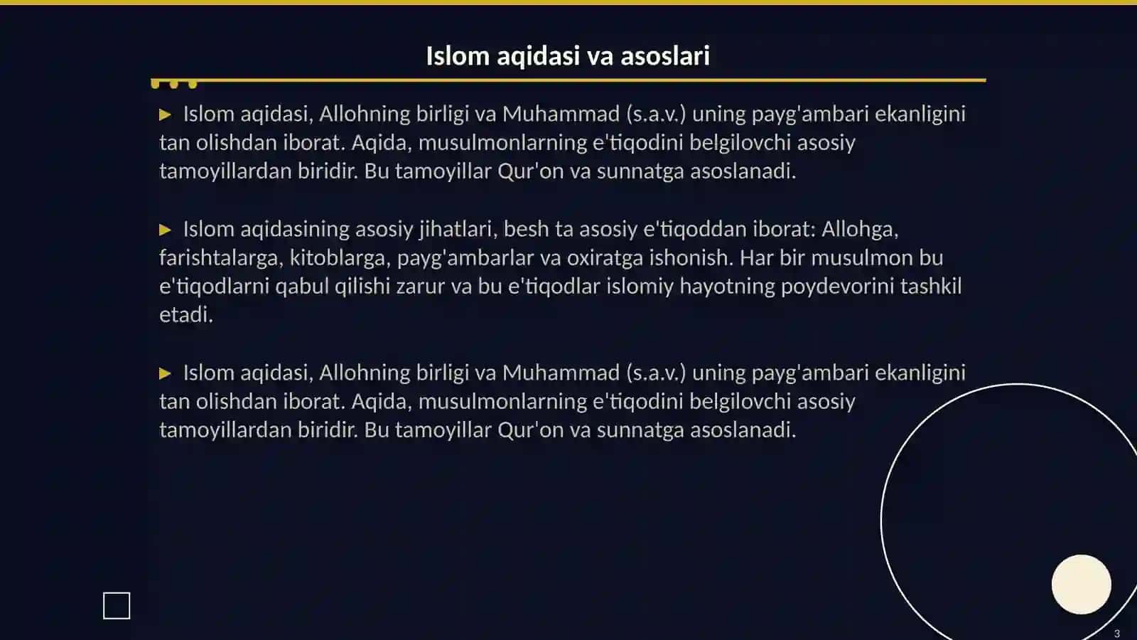 Islomda aqidaviy va fiqhiy maktablar 3