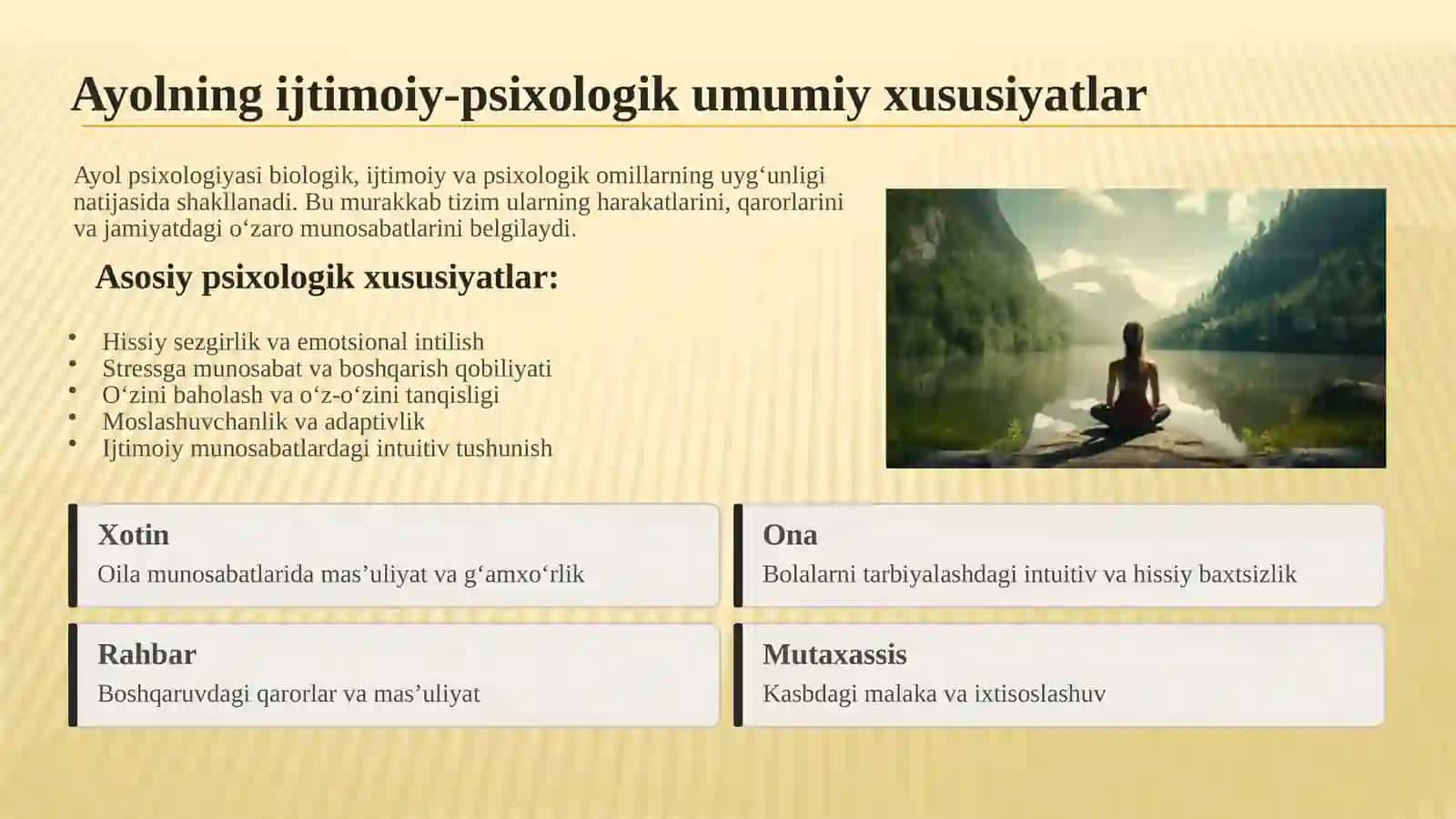 Ayollarni o‘qitish xususiyatlari va ijtimoiy-psixologik portreti 3