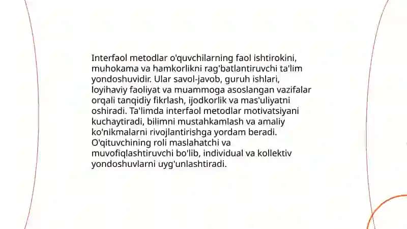 Interfaol metodlar va ularni qóllash mahorati 3