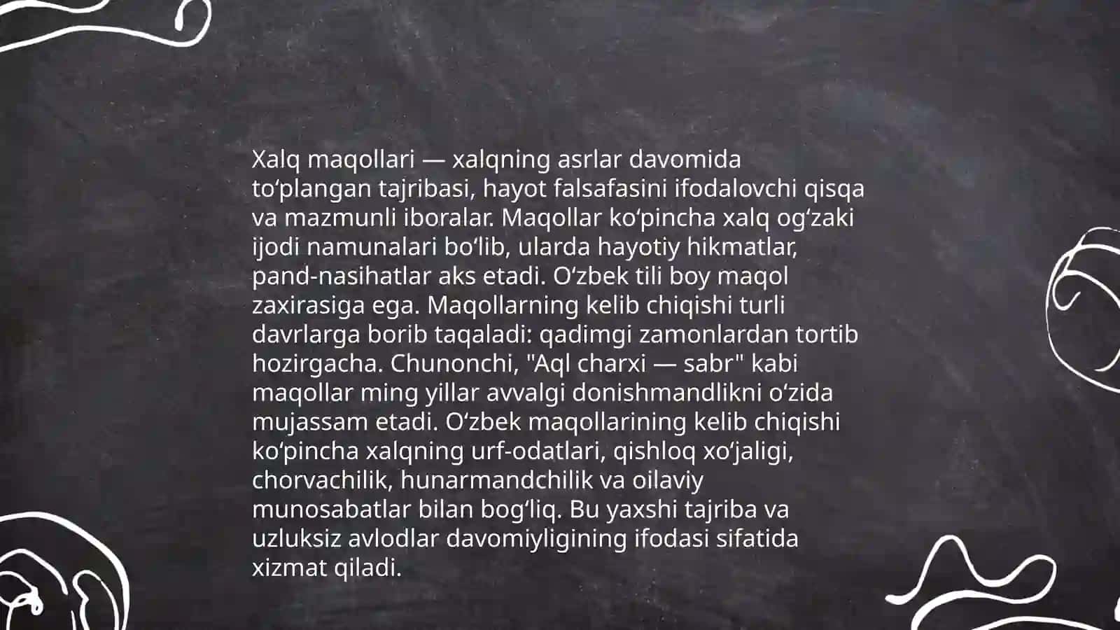 Xalq maqollari va topishmoqlarni tahlil qilish 3