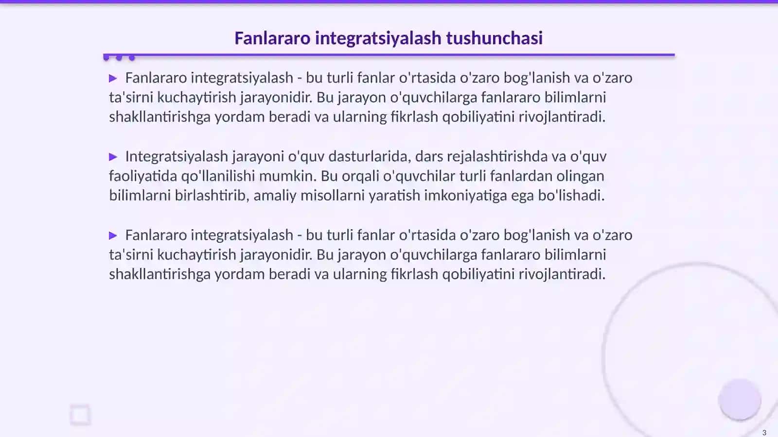 Boshlang‘ich sinf tabiiy fanlar va ona tili darslarida fanlararo integratsiyalash texnologiyasi 3