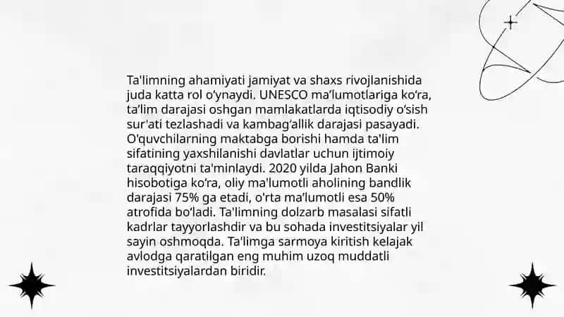 Ilmiy tadqiqot asoslari fanidan tayyorlagan taqdimot ishi 3