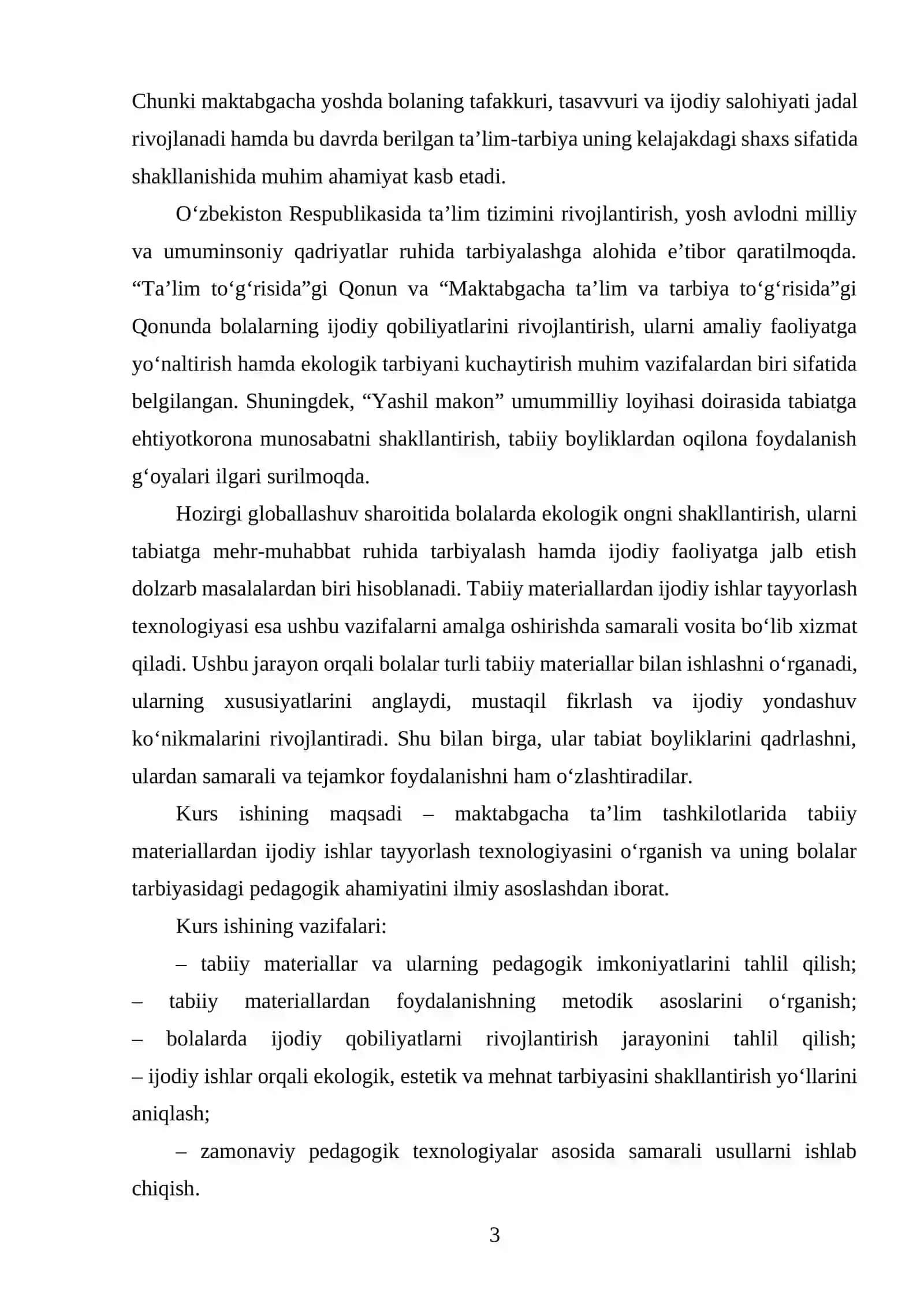 Tabiy materiallardan ijodiy ishlar tayyorlash texnalogiyasi 3