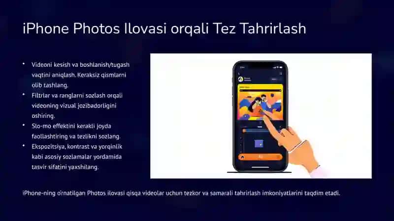 iPhone-da Qisqa Video Suratga Olish va CapCut / Premiere Pro-da Mobil Tahrirlash 3