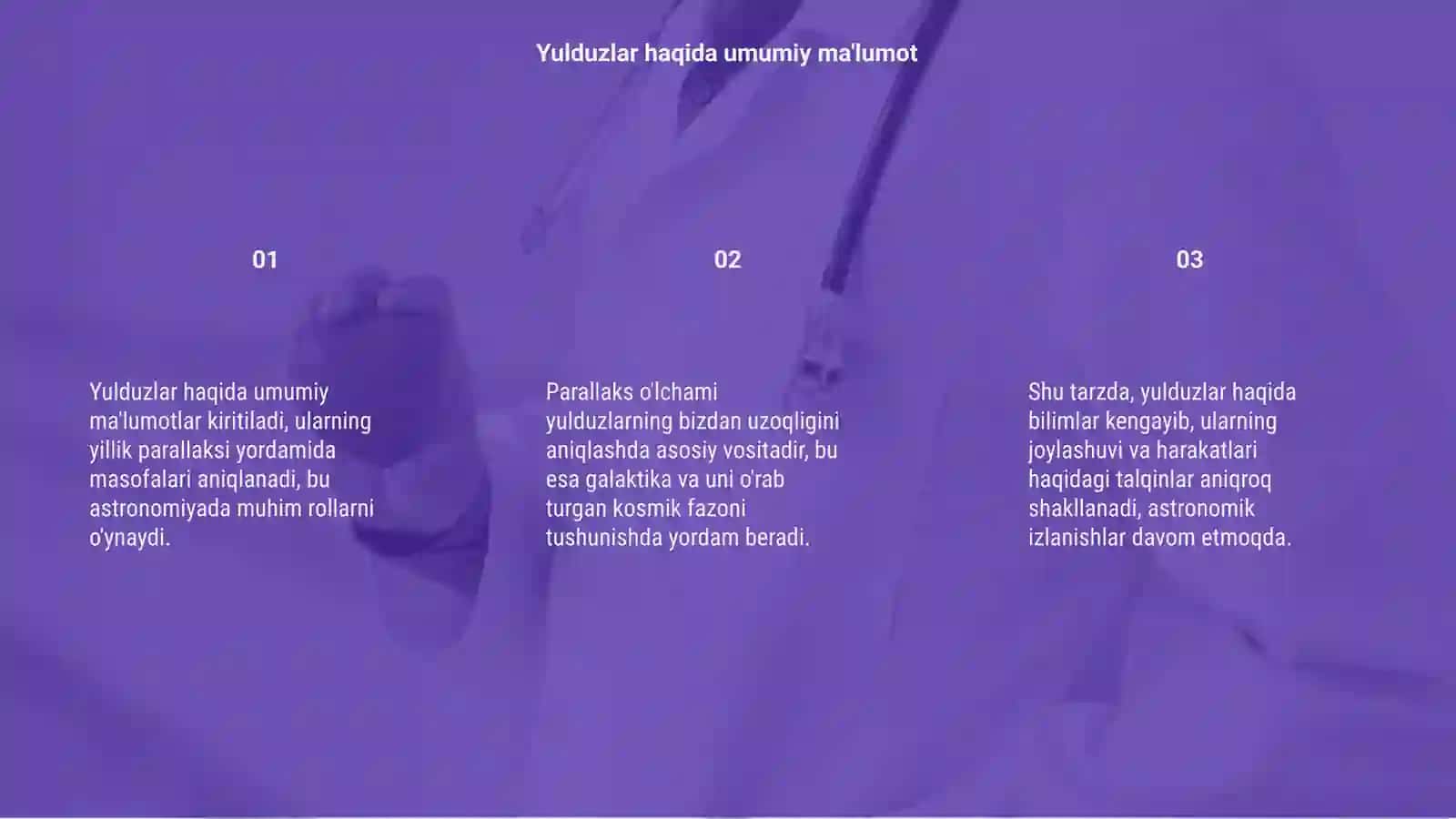 Yulduzlar, yillik parallaks yulduzlarning masofalarini aniqlash 3