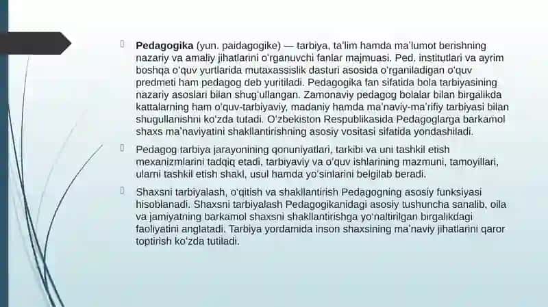 Pedagogik jarayonlar 3