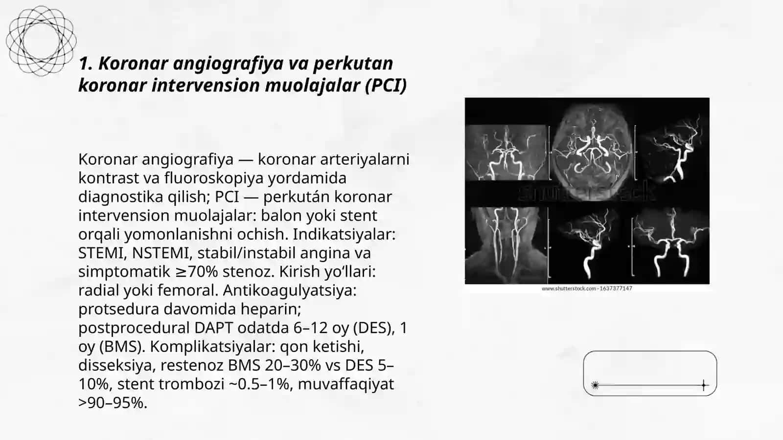 Intervension radiologiya va angiografiya turlari 3