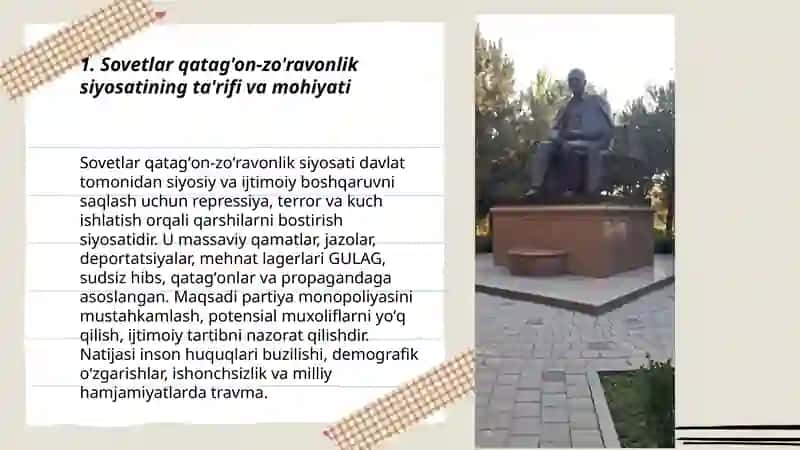 Sovetlar qatag'on-zo'ravonlik siyosati va uning mohiyati 3