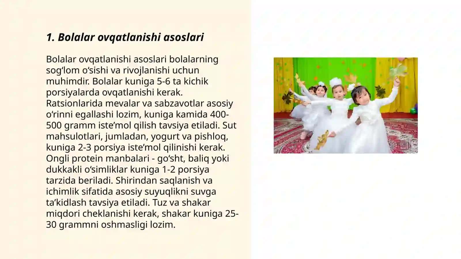 Bolalar ovqatlari 3