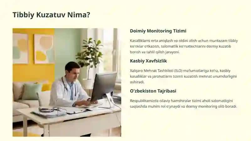 Tibbiy Kuzatuv va Antropometrik O'lchovlar 3