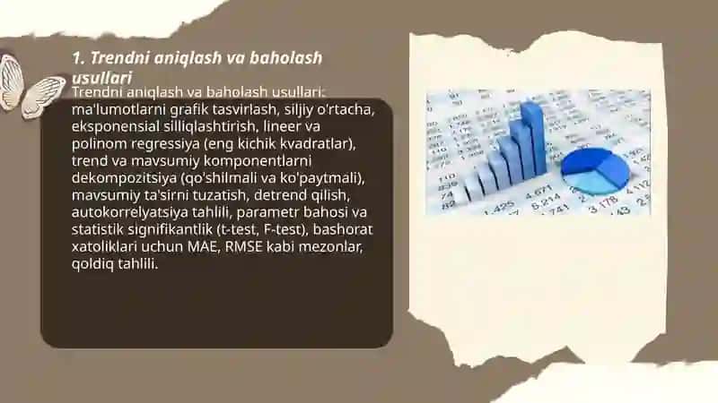 Trendni aniqlash va baholash usullari 3
