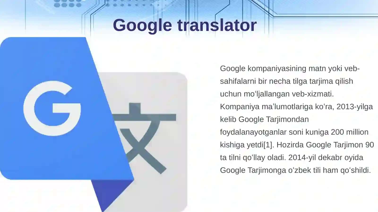 Google translator tarjimasini leksik va garammatik  jihatdan analiz qilish 3