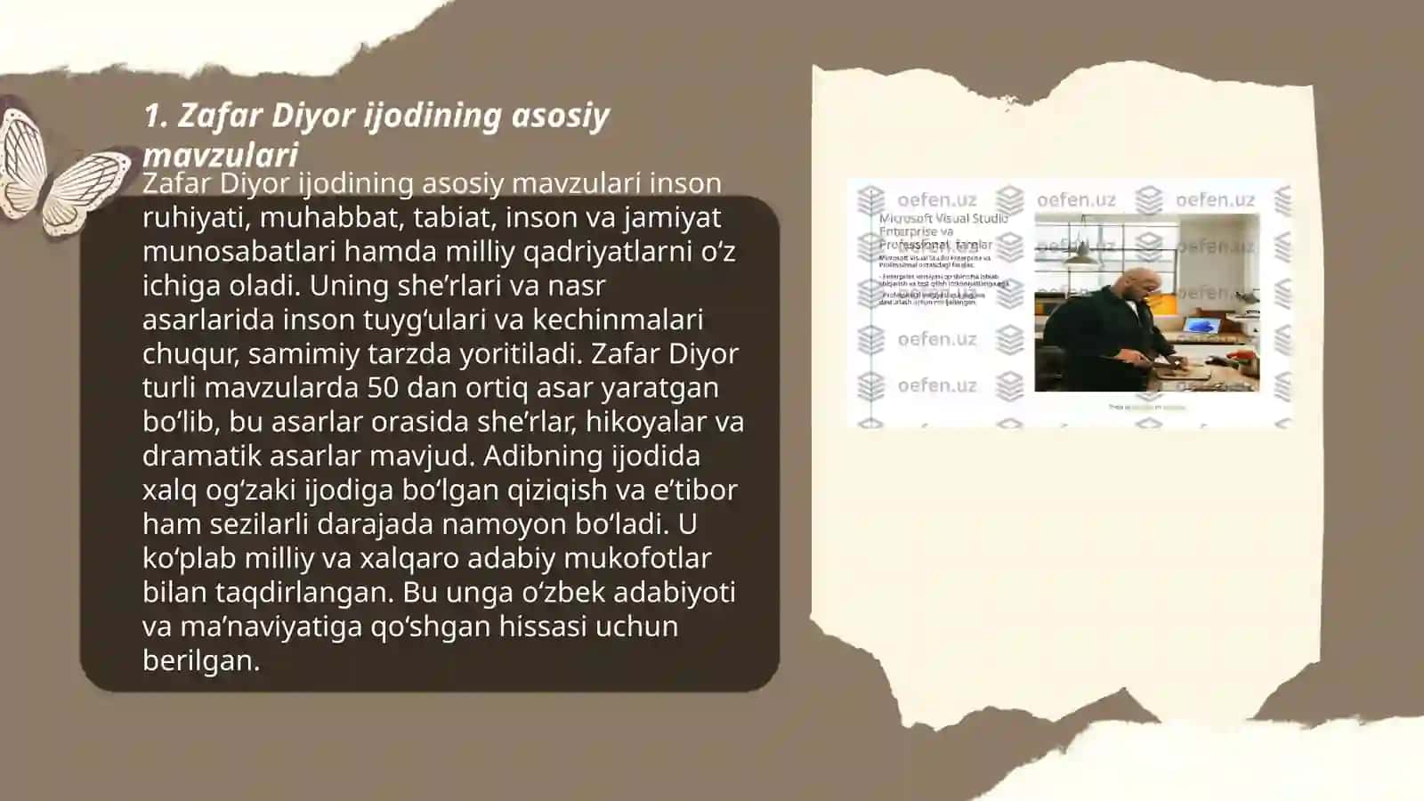 Zafar Diyor ijodi she'riyati dostonlari 3