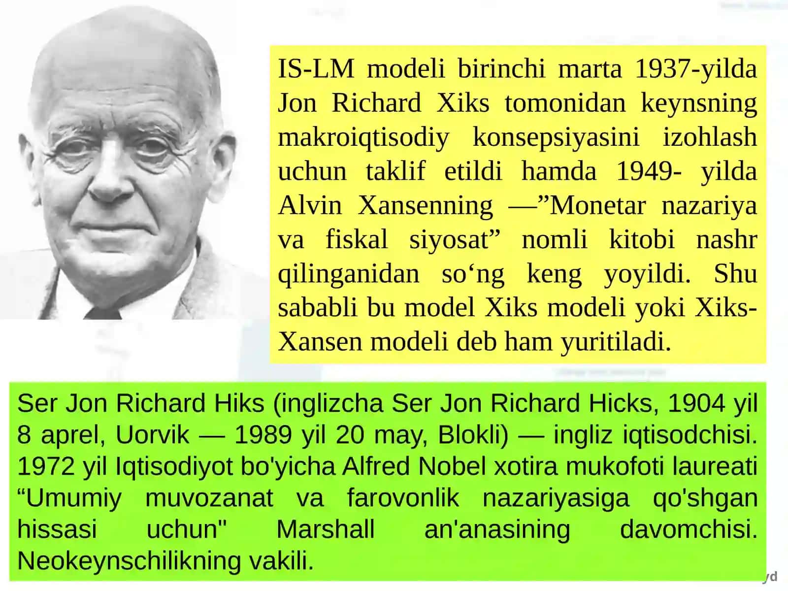 IS - LM MODELINING SHAKLLANISHI VA TADBIQI 3