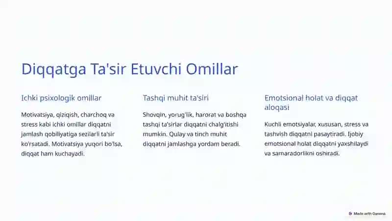 Diqqat barqarorligini oshirishning psixologik yo‘llari 3