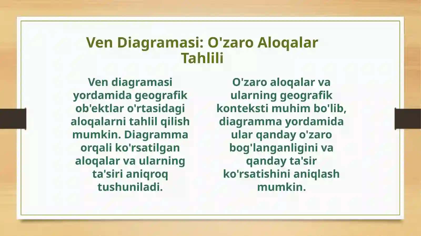 Oʻqitishninggrafikliorganeyzerlarvositasidangeografiyamovzularigaoiddarslarnifaydalanish 3