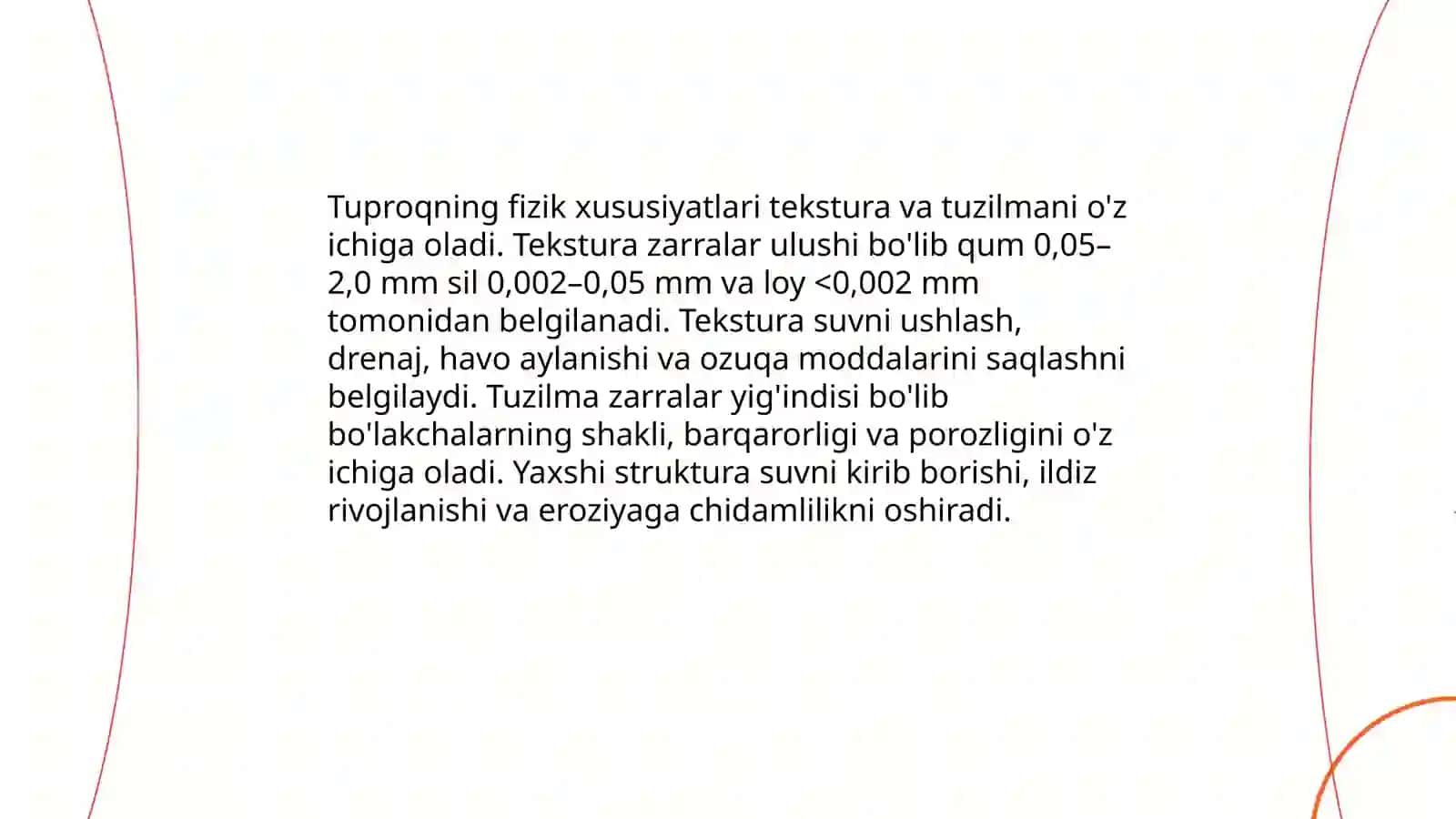 Tuproq va uning tabiiy xususiyatlari 3