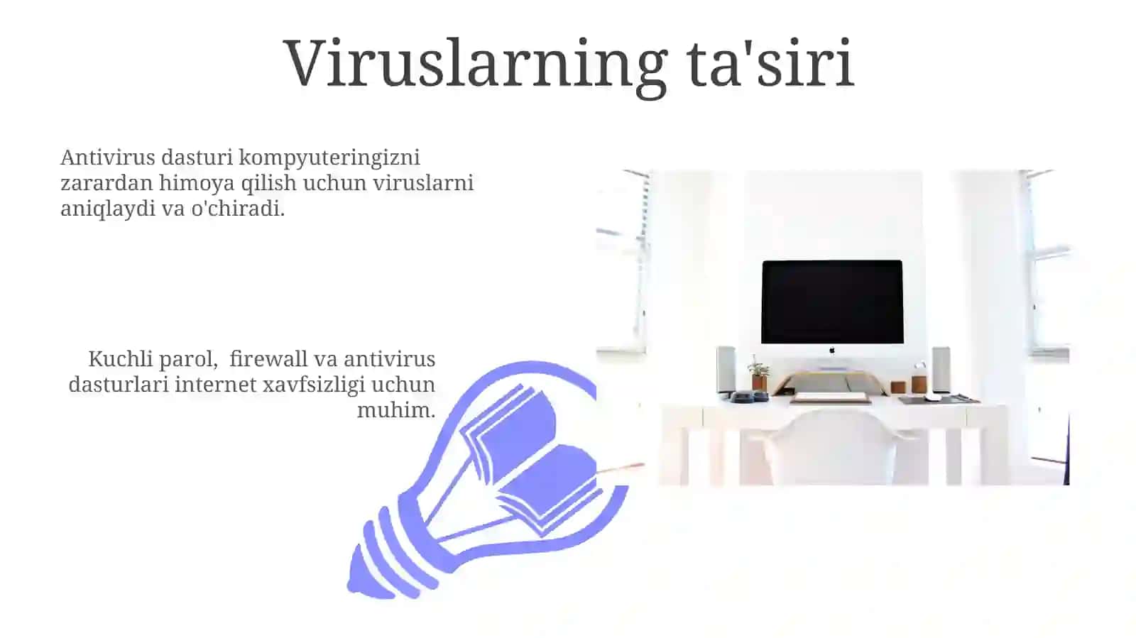 Internetda axborot xavfsizligi. Kompyuter virus va antivirus dasturlari 3