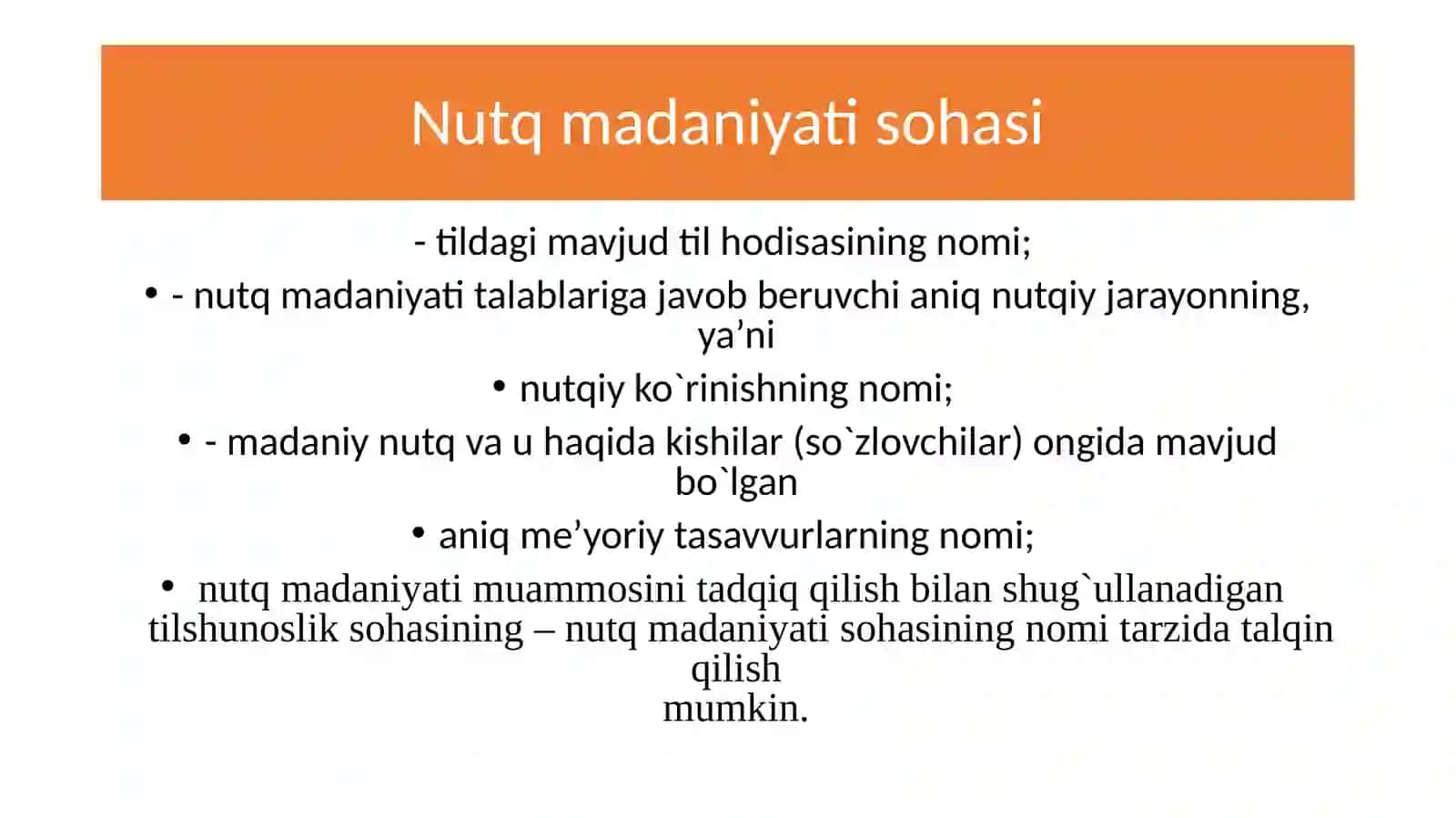 Nutq madaniyatida tasviriy vositalar va til boyliklarini o’rni 3