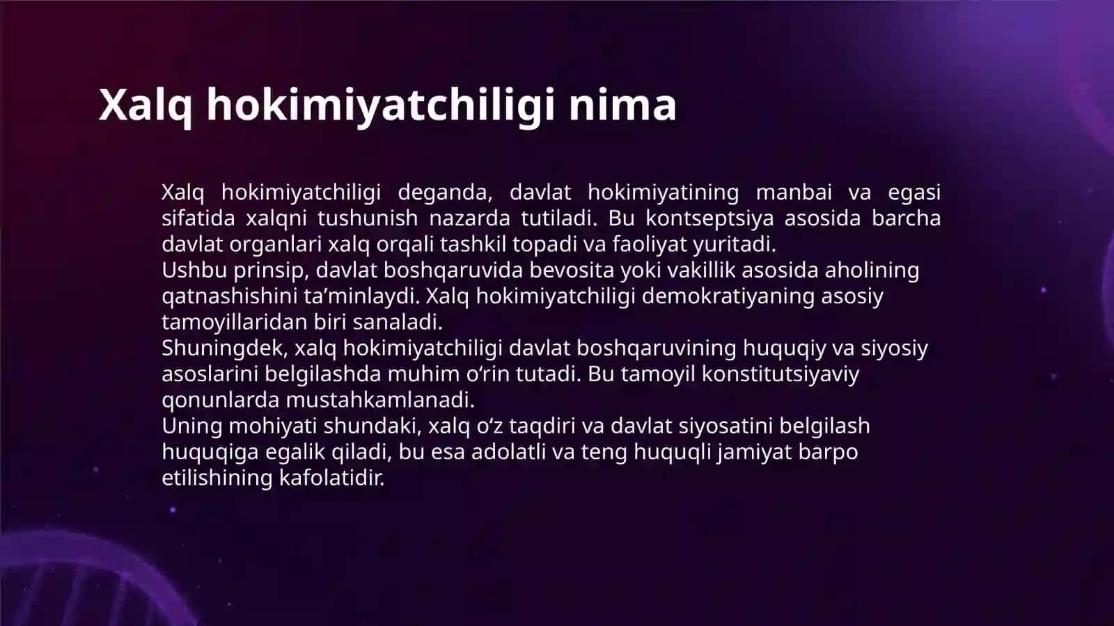 XALQ HOKIMIYATCHILIGINING KONSTITUTSIYAVIY ASOSLARI 3