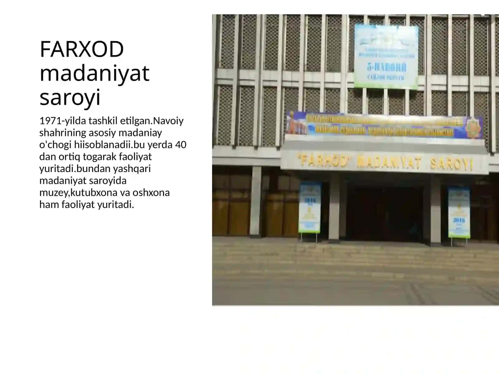 "Xalq ijodiyoti" fakulteti 1-bosqich MSMTEB yo'nalishi 102-guruh talabasi Shirinboyeva Layloning prezentatsiyasi 3