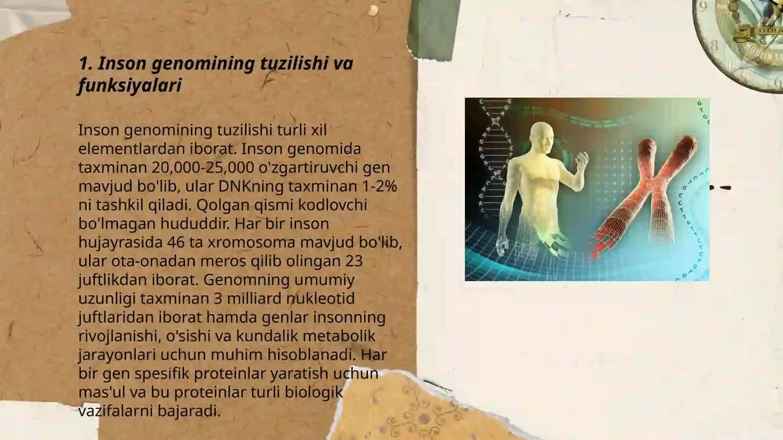 Inson genomi. Genomika va genom tibbiyotining istiqbollari 3