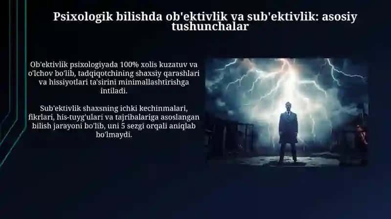 Psixologik bilishda ob'ektivlik va sub'ektivlik 3