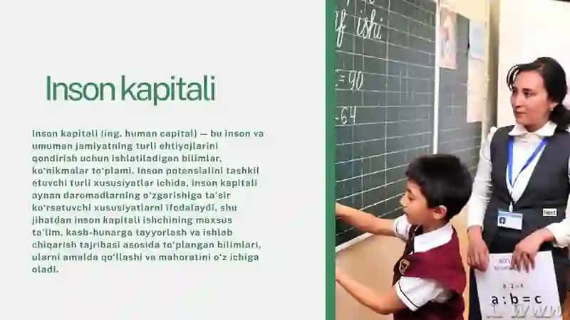 Inson kapitaliga investitsiya qilish: iqtisodiy samaradorlik bahosi 3