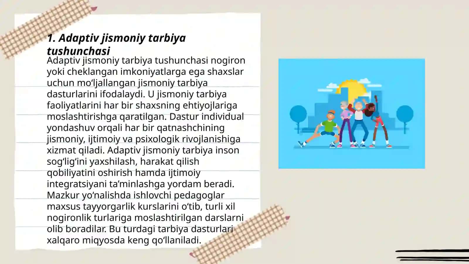 Adaptiv jismoniy tarbiya va nogironligi bo‘lgan shaxslarning ijtimoiy haq huquqlari 3