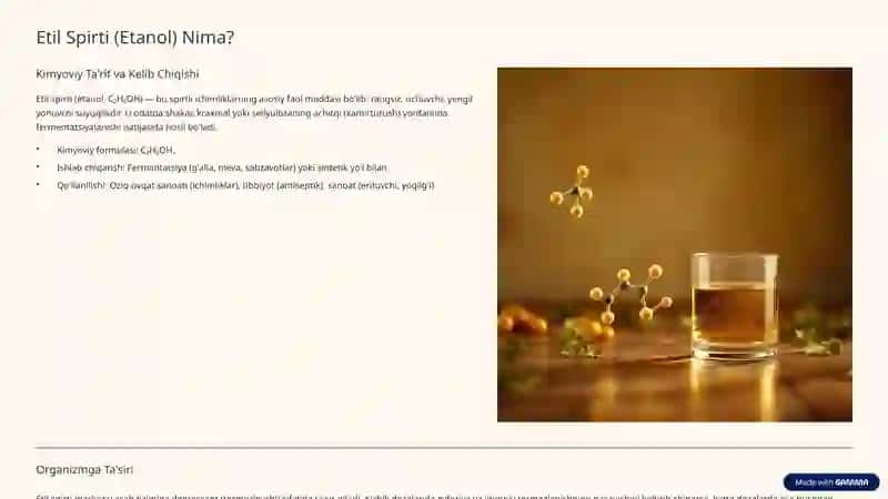 Etil Spirti: Alkogolizm va uning asoratlari 3
