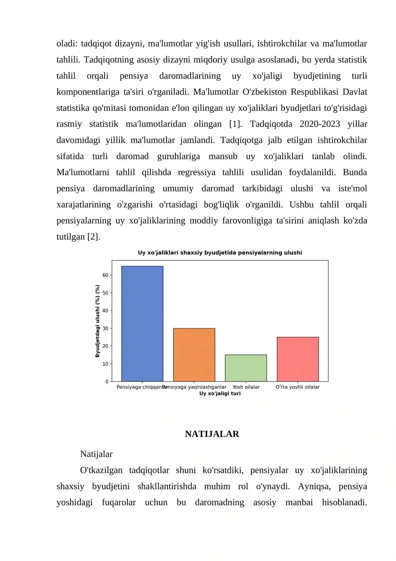 UY XO'JALIKLARINING SHAXSIY BYUDJETINI SHAKLLANTIRISHDA PENSIYALAR 3