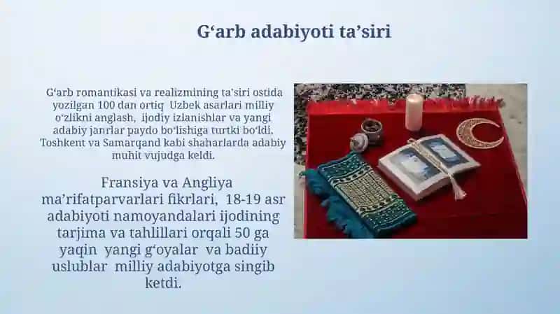 Milliy uyg'onish davri o'zbek adabiyoti 3